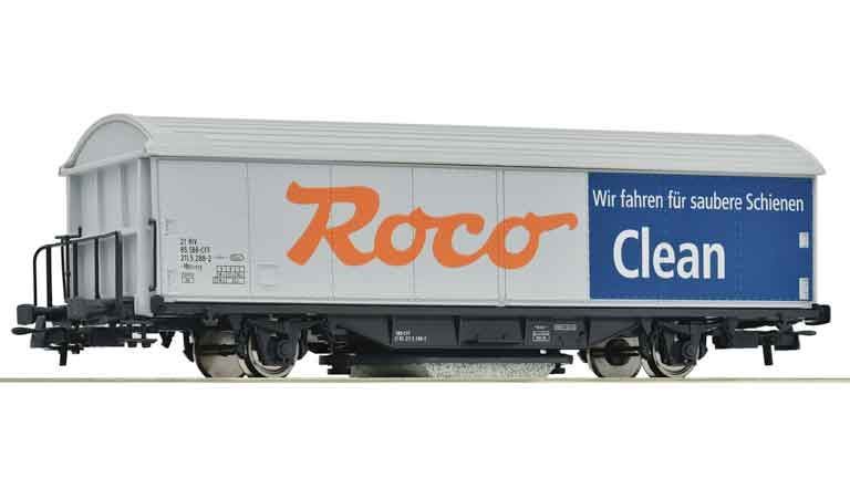 ROCO 46400 Товарный вагон-чистильщик «ROCO-Clean», H0