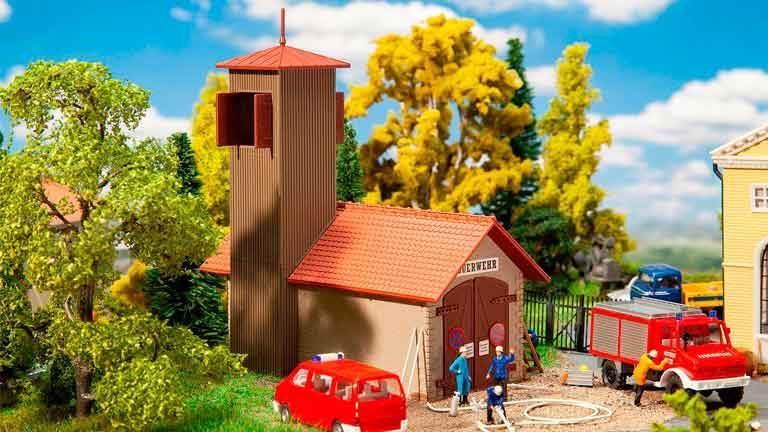 FALLER 131383 Сельское пожарное депо, 1:87, 1946–1977