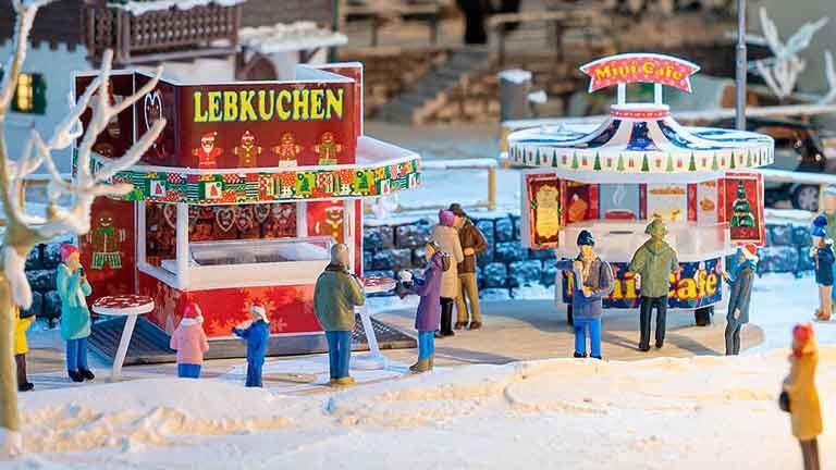 FALLER 134001 Новогодние киоски (2 шт.), 1:87, 1978–1985