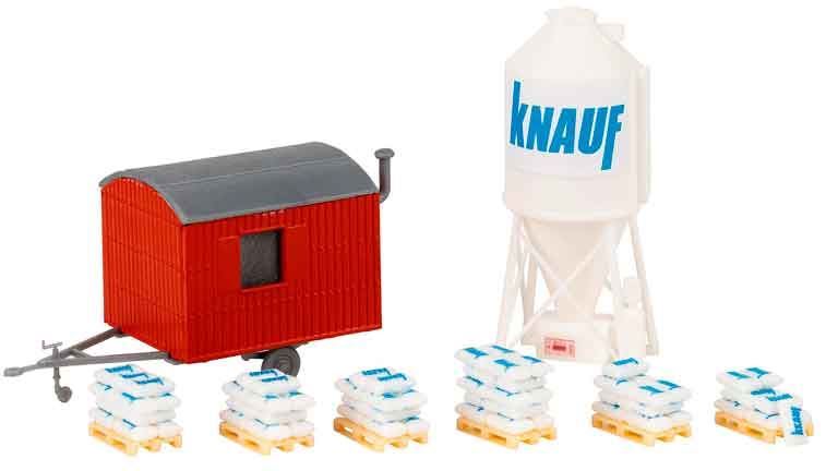 FALLER 180389 Бетономешалка, вагончик и 6 поддонов, 1:87