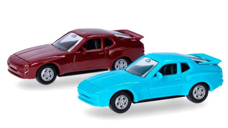 HERPA 012768-004 Автомобили Porsche® 944 (2 шт. для сборки), 1:87