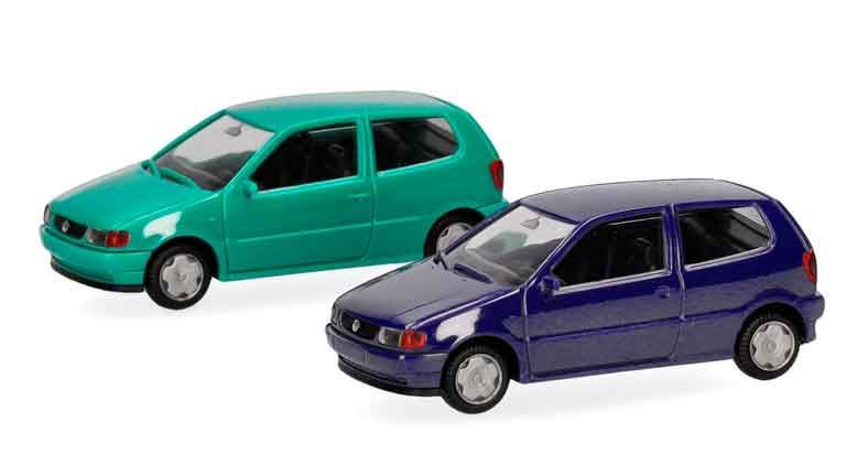 HERPA 012140-007 Автомобили Volkswagen® Polo (2 шт. для сборки), 1:87