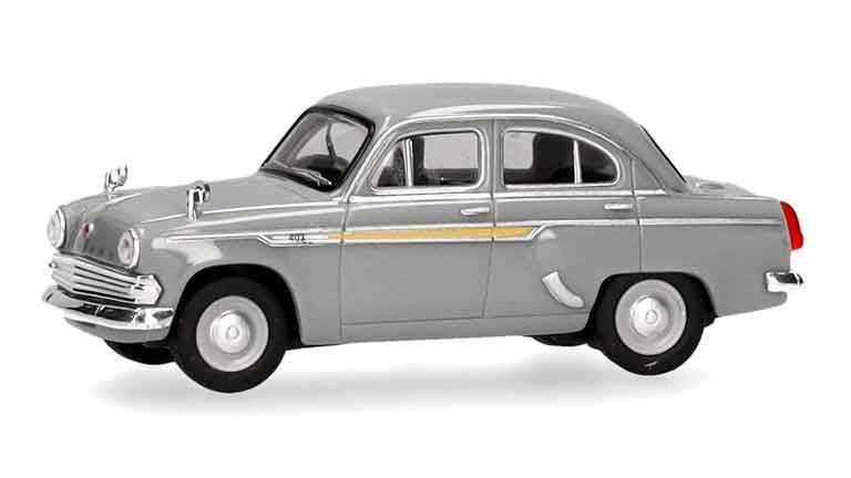 HERPA 023672-006 Автомобиль «Москвич-403» (серый), 1:87, 1962—1965