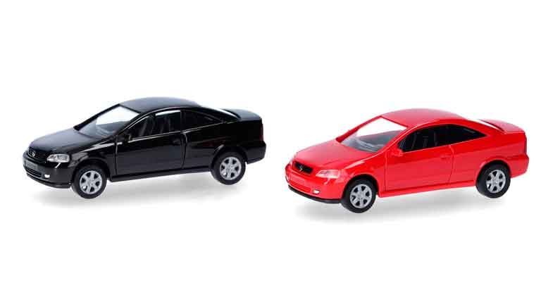 HERPA 014106 Автомобили Opel® Coupé (2 шт. для сборки), 1:87, 2000