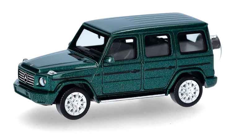 HERPA 431187 Внедорожник Mercedes-Benz® G-класс (W465) (изумрудно-зеленый металлик), 1:87, 2024