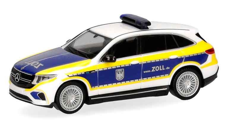HERPA 098366 Автомобиль Mercedes-Benz® EQC «Zoll», 1:87