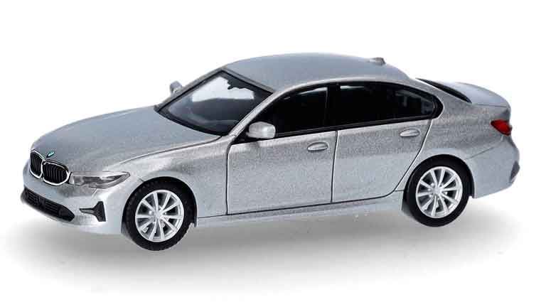 HERPA 430791-005 Автомобиль седан BMW® 3 серии (G20) (ледниковое серебро), 1:87