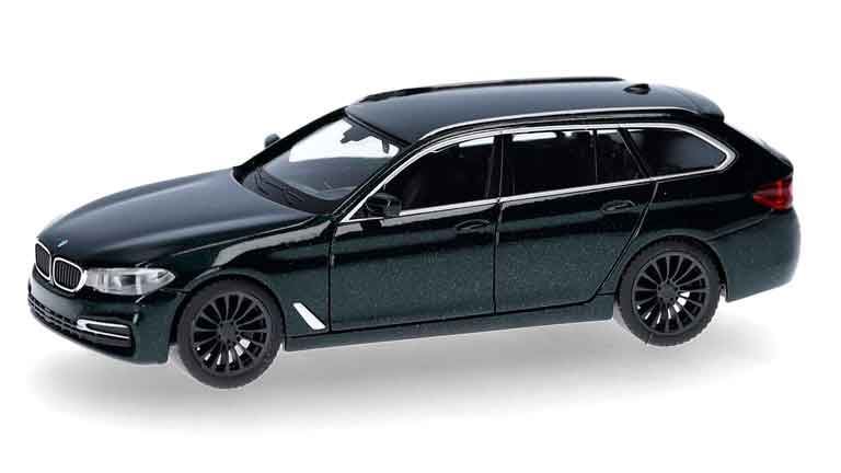 HERPA 430708-004 Автомобиль BMW® 5 серии Touring (оксфордский зеленый), 1:87