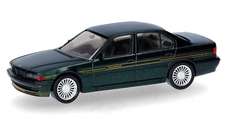 HERPA 431200 Автомобиль BMW® Alpina B12 5.7 (E38) (зеленый металлический), 1:87