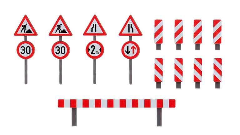 FALLER 180930 Комплект ремонтных знаков, 1:72—1:100