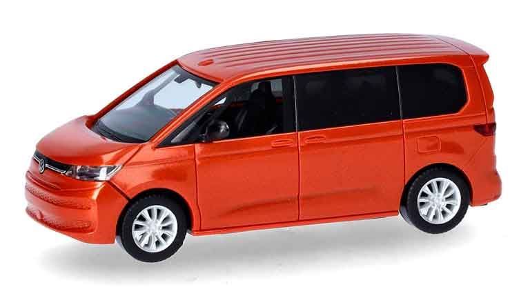 HERPA 431156 Микроавтобус Volkswagen® Multivan (оранжевый металлик), 1:87