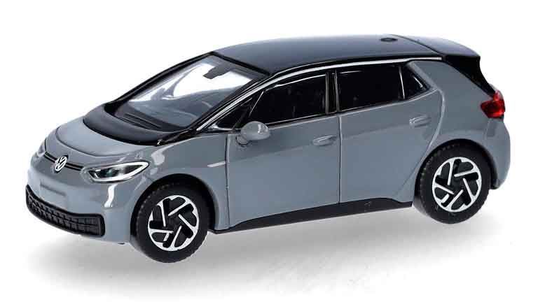 HERPA 421126 Хэтчбэк электромобиль Volkswagen® ID.3 (серый), 1:87, 2019