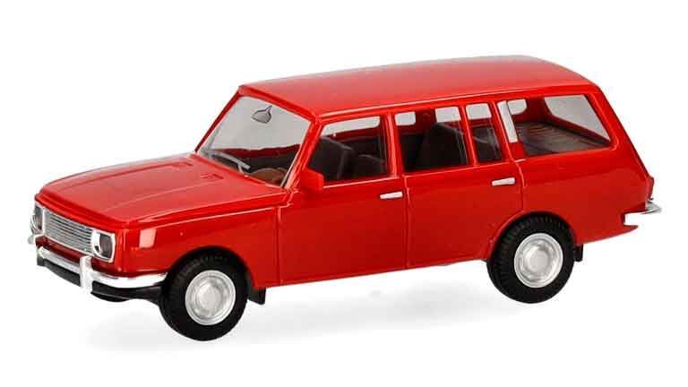 HERPA 024150-007 Автомобиль универсал Wartburg® 353 Tourist (красный), 1:87, 1966