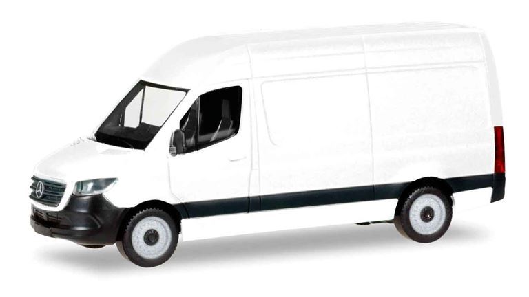 HERPA 013475 Автофургон Mercedes-Benz® Sprinter с высокой крышей (белый для сборки ), 1:87