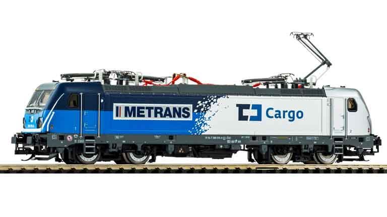 PIKO 47809 Электровоз BR 388 «Metrans» (звук PluX22), TT, V, ČD Cargo